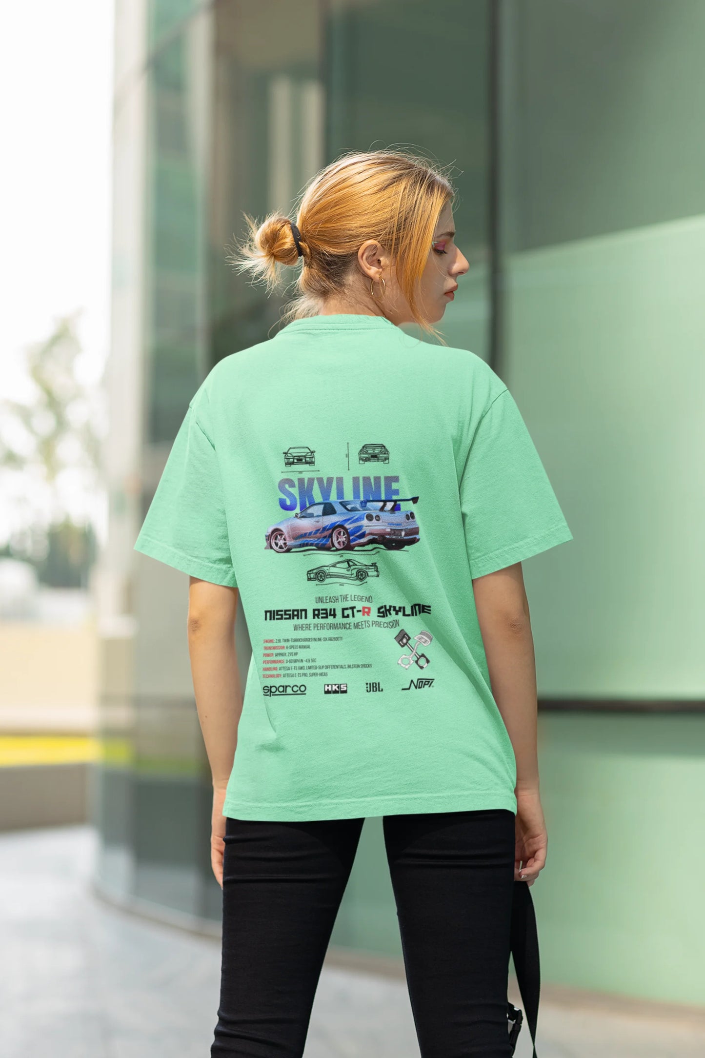 Nissan GT-R Skyline | Super Cars | Dropped Sleeve Unisex Tee