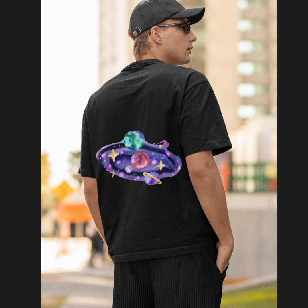 Galaxy | Dropped Sleeve Unisex Tee