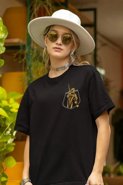 Lady Justice | Brutalism | Dropped Sleeve Unisex Tee