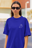 Cute Ghost | Premium Oversized Half Sleeve Unisex T-Shirt