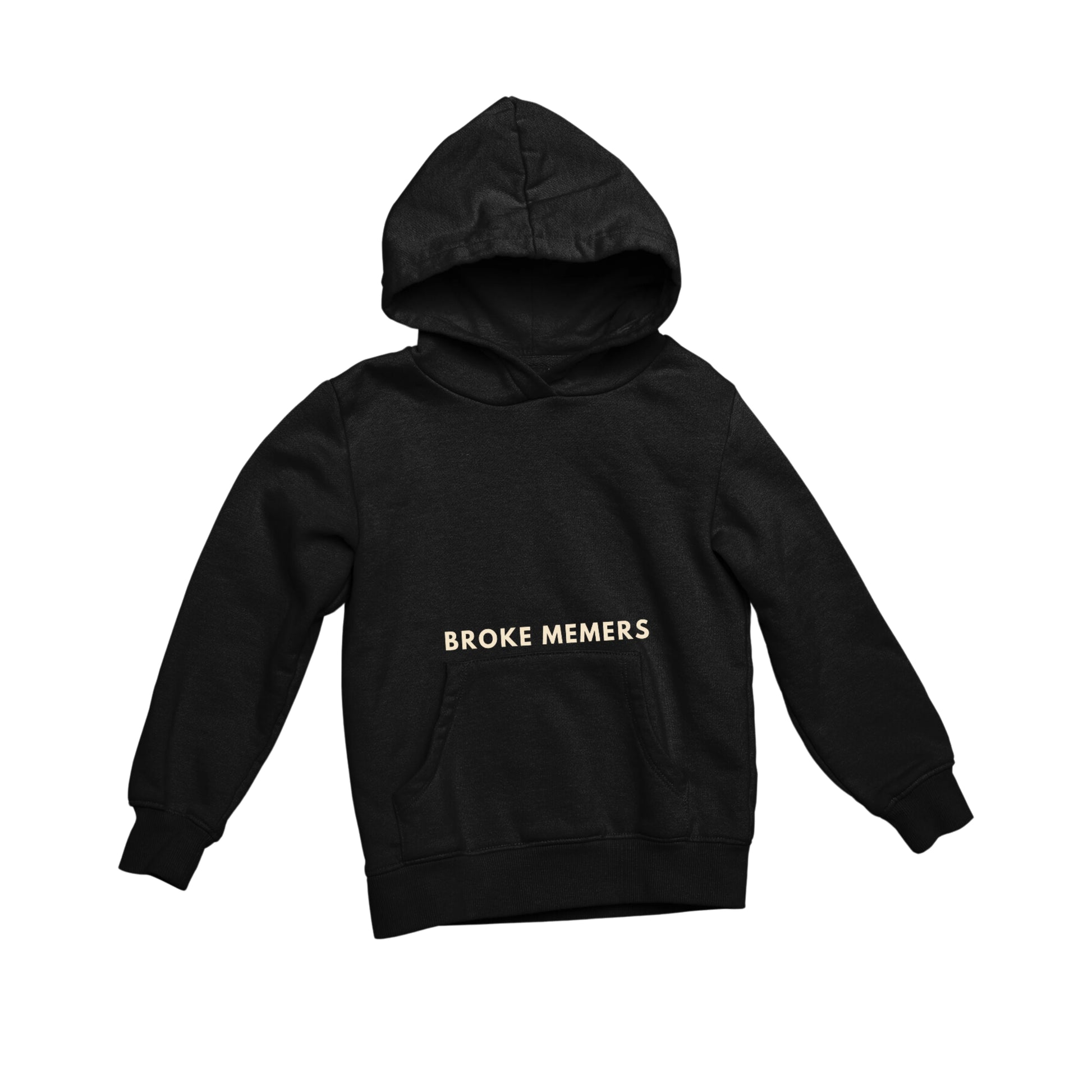 Front view of a black hoodie with a Disney design featuring a muscular duck and the text "The Honk."