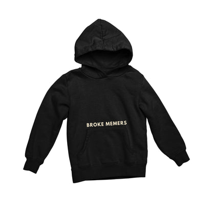Front view of a black hoodie with a Disney design featuring a muscular duck and the text "The Honk."