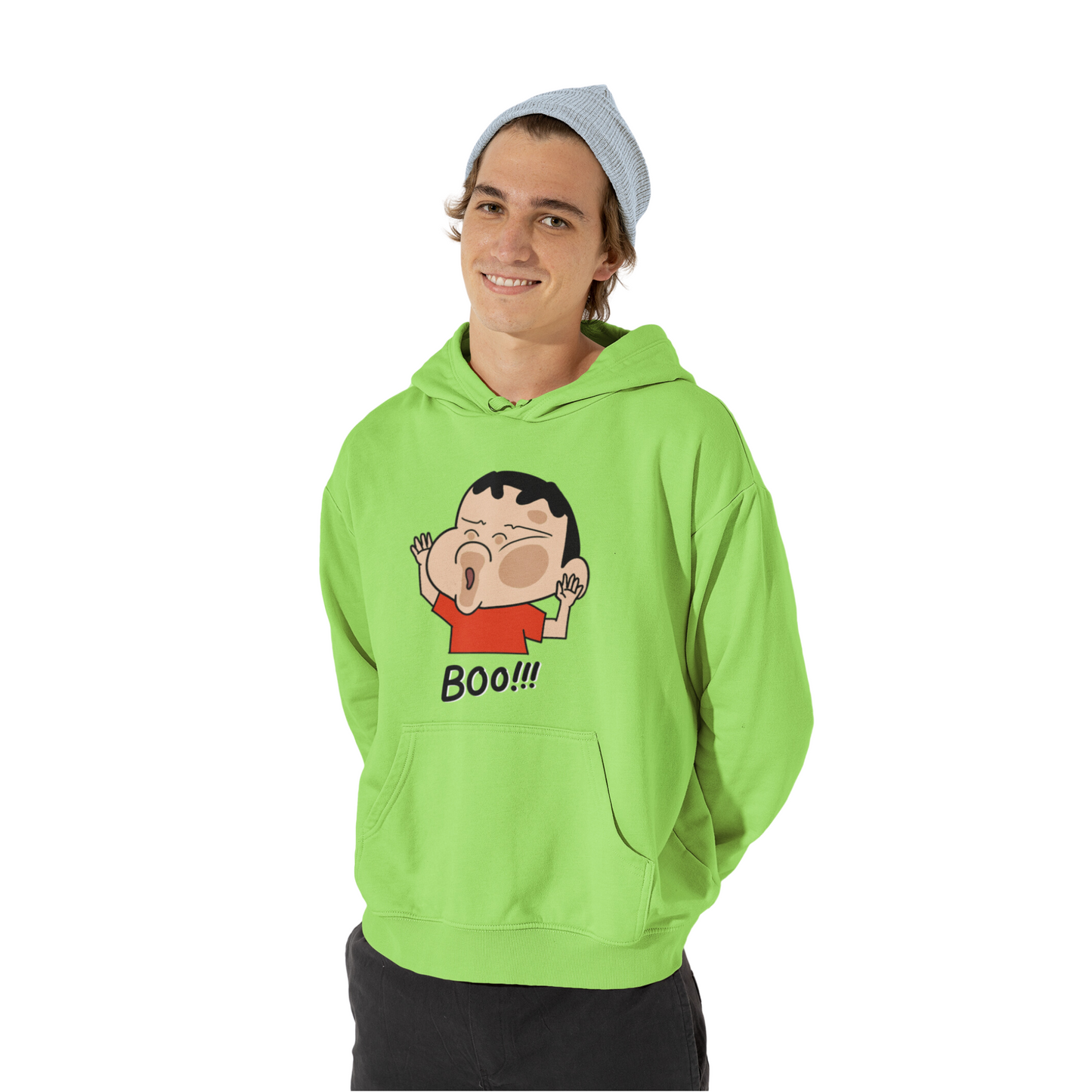 Boo Shinchan | Premium Unisex Winter Hoodie