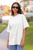 Plain Solid Premium  Oversized Half Sleeve Unisex T-shirt