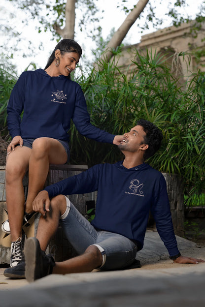 Space Couples | Lovey Dovey | Premium Unisex Winter Hoodies