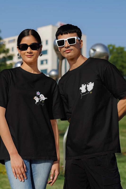 Forever And Always | Couple | Dropped Sleeve Unisex T-Shirt