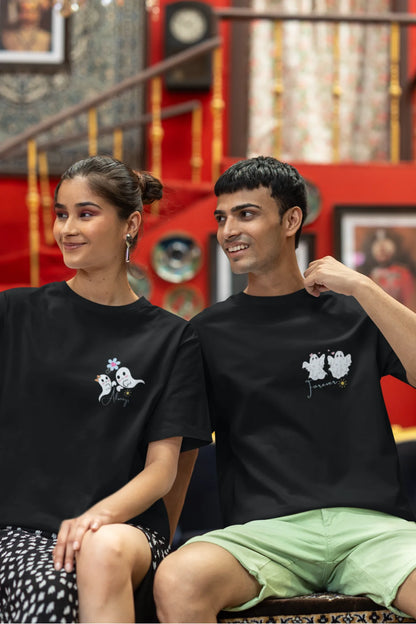 Forever And Always | Couple | Dropped Sleeve Unisex T-Shirt