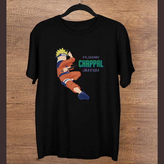 Flying chapal Jutsu Half Sleeve T-Shirt | BrokeMemers