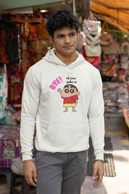 Ab Jao Yaha Se | Shinchan | Premium Unisex Winter Hoodie
