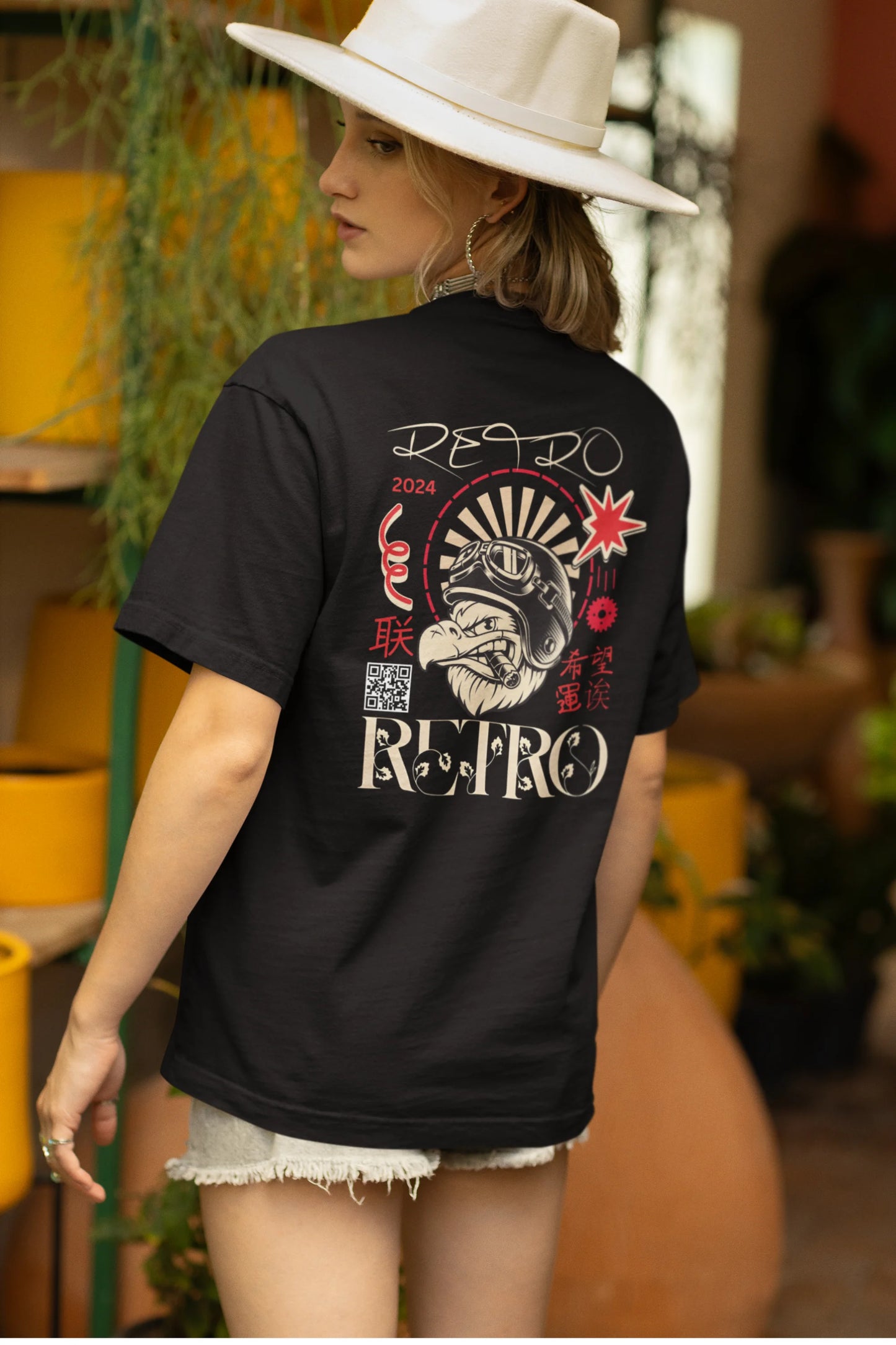 Retro Biker  |Super Bikes | Dropped Sleeve Unisex Tee