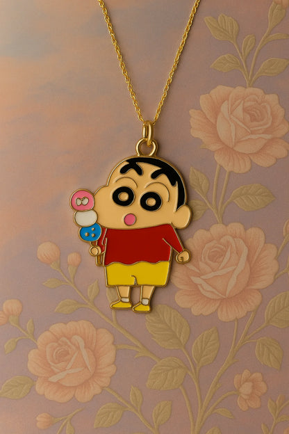Ice Cream | Shinchan | Anti-Tarnish Golden Chain
