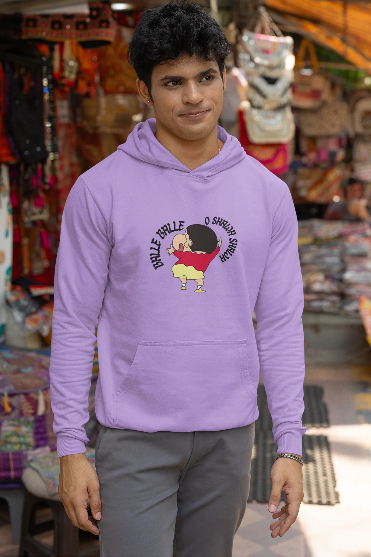 Balle Balle | Shinchan | Premium Unisex Winter Hoodie