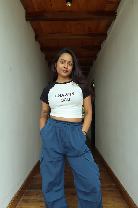 Shawty Bad | Shaw tees | Slim Fit Crop Top