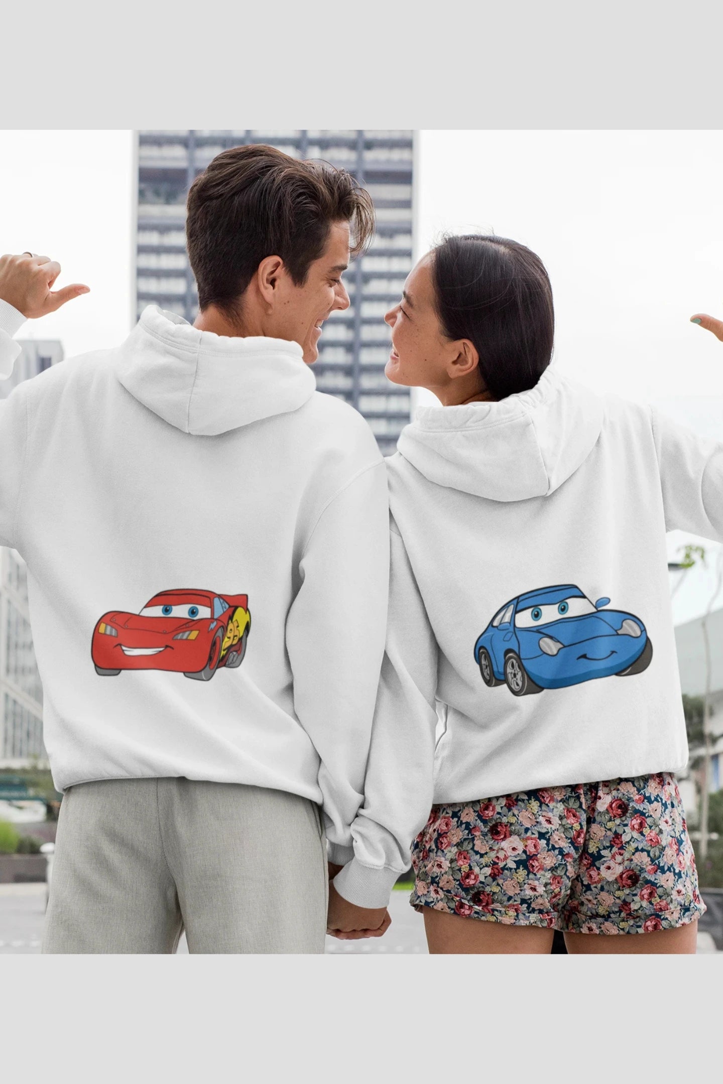 Car Lovers Couples | Lovey Dovey | Premium Unisex Winter Hoodies