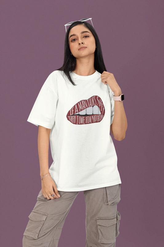 Owe him nothing | T.S | Dropped Sleeve Unisex Tee