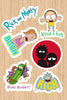 Rick and Morty Stickers - 3 | Pack of 6