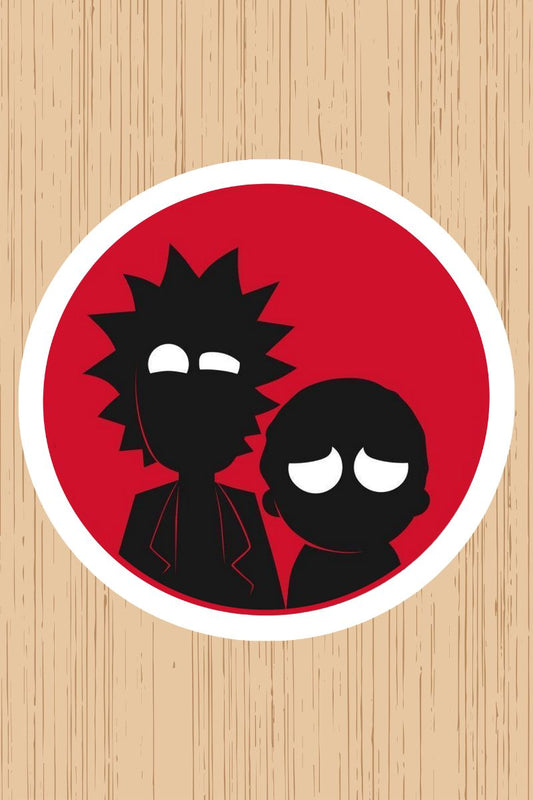 Rick and Morty Stickers - 3 | Pack of 6