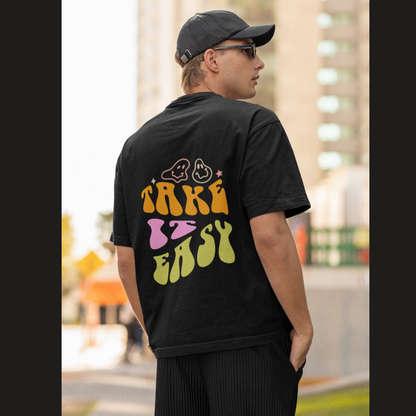 Take it easy | Dropped Sleeve Unisex Tee