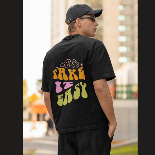 Take it easy | Dropped Sleeve Unisex Tee
