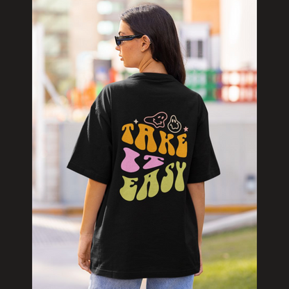 Take it easy | Dropped Sleeve Unisex Tee