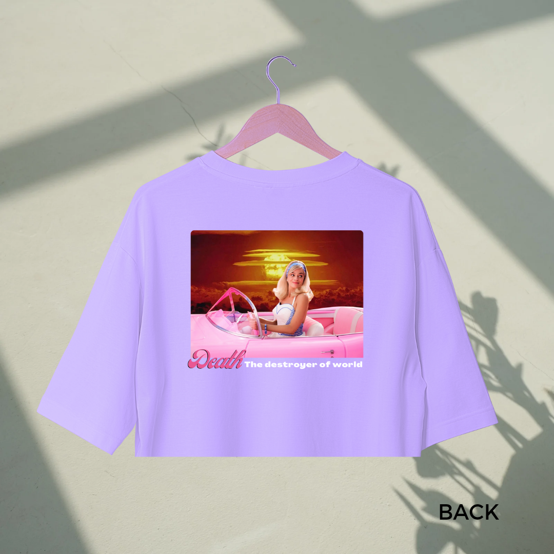 Death | Premium Oversized Crop Top