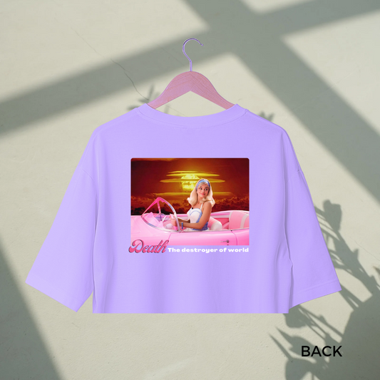 Death | Premium Oversized Crop Top