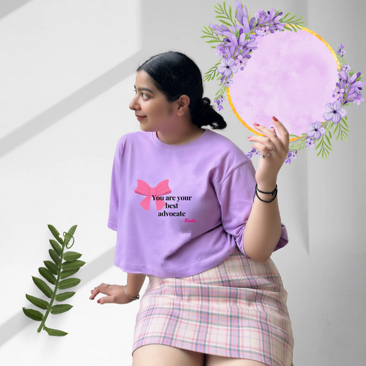Best advocate | Premium Oversized Crop Top