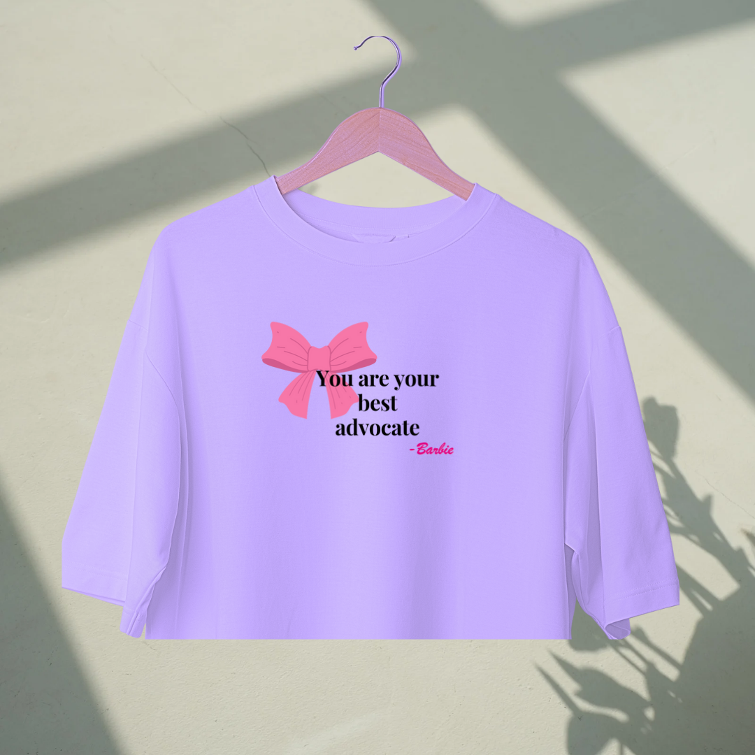 Best advocate | Premium Oversized Crop Top