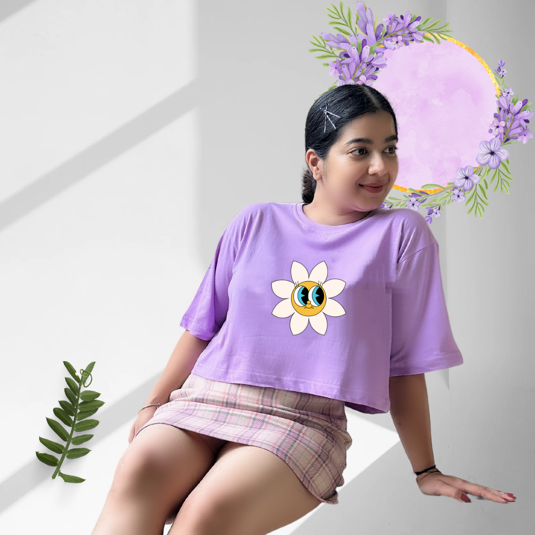 Sunny | Premium Oversized Crop Top