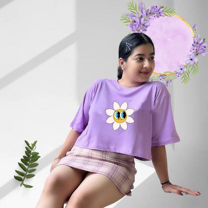 Sunny | Premium Oversized Crop Top