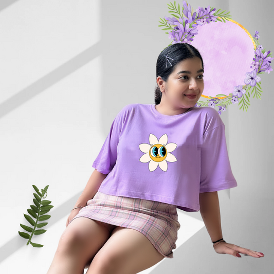 Sunny | Premium Oversized Crop Top