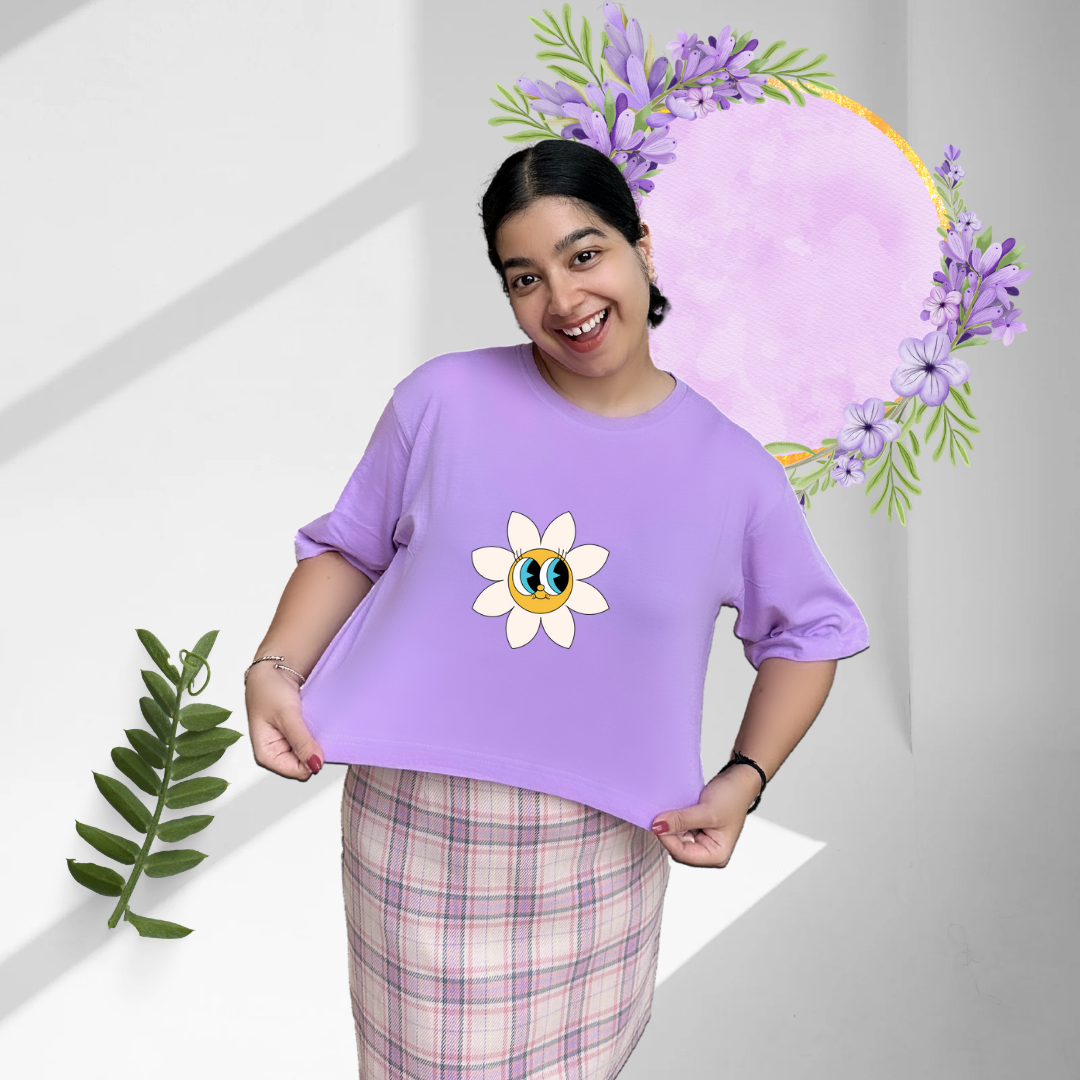 Sunny | Premium Oversized Crop Top