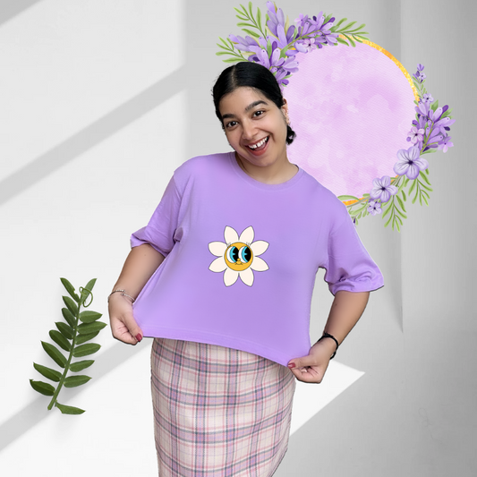 Sunny | Premium Oversized Crop Top