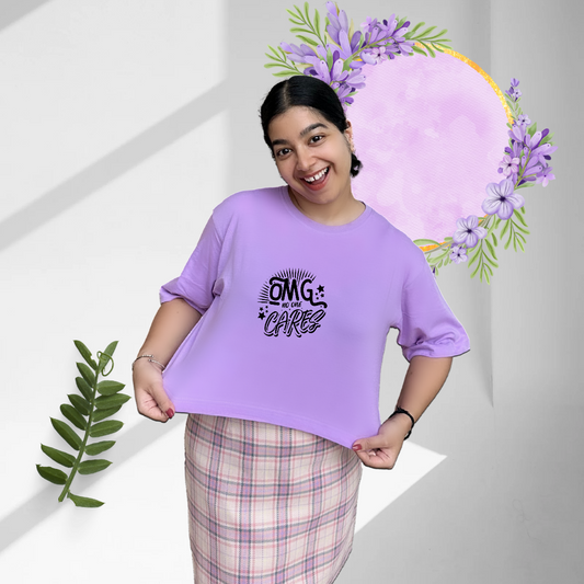 OMG | Premium Oversized Crop Top