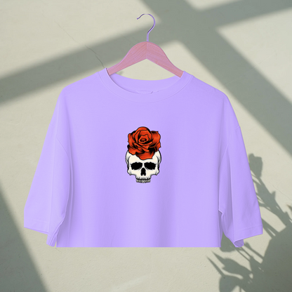 Dread Rose | Premium Oversized Crop Top