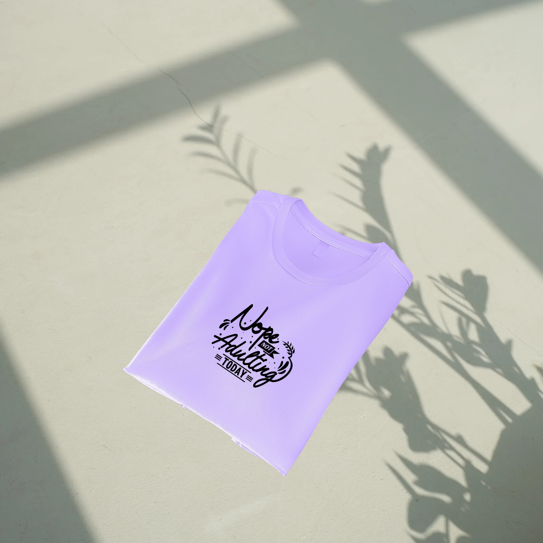 Adulting | Premium Oversized Crop Top