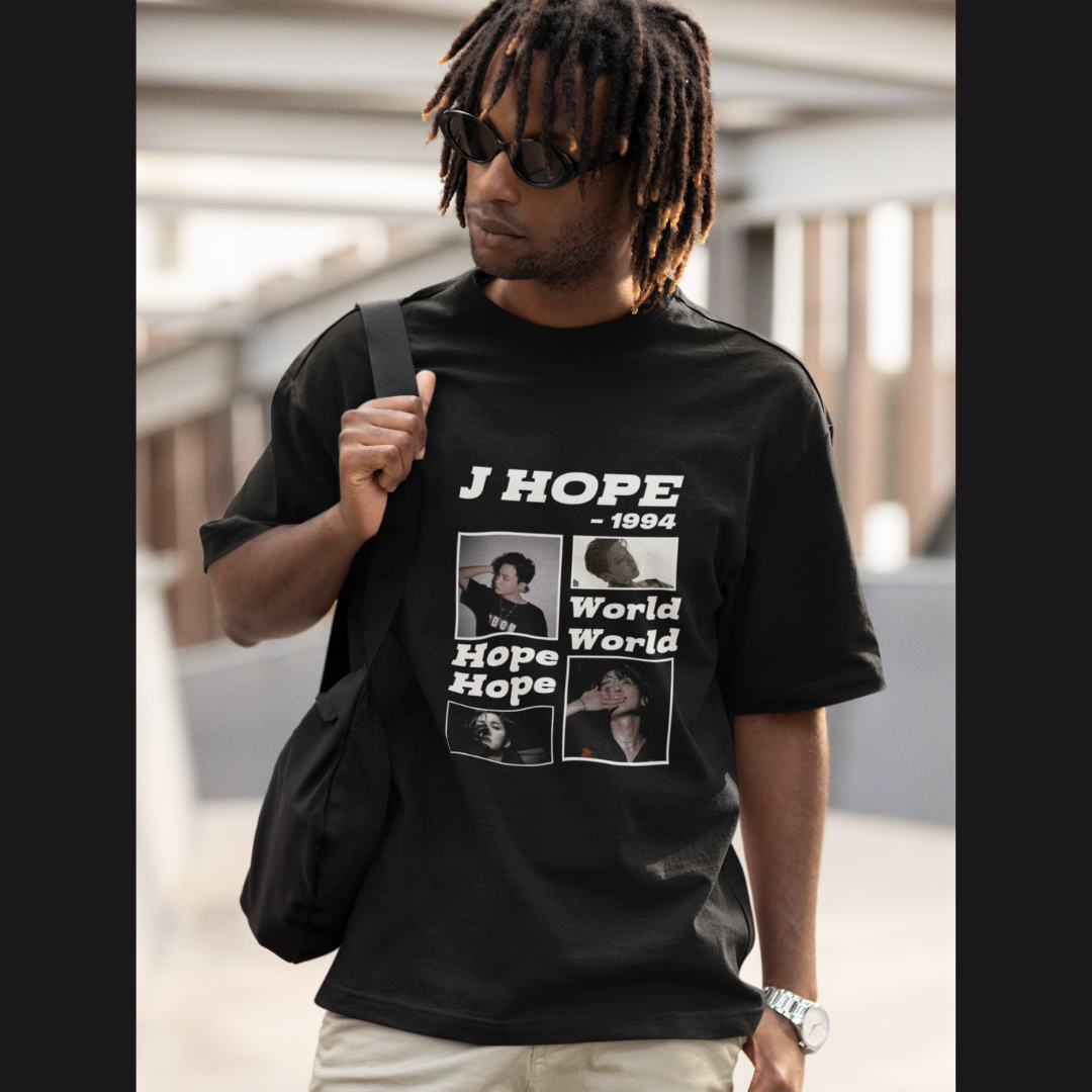 J Hope | Premium Oversized Half Sleeve Unisex T-Shirt