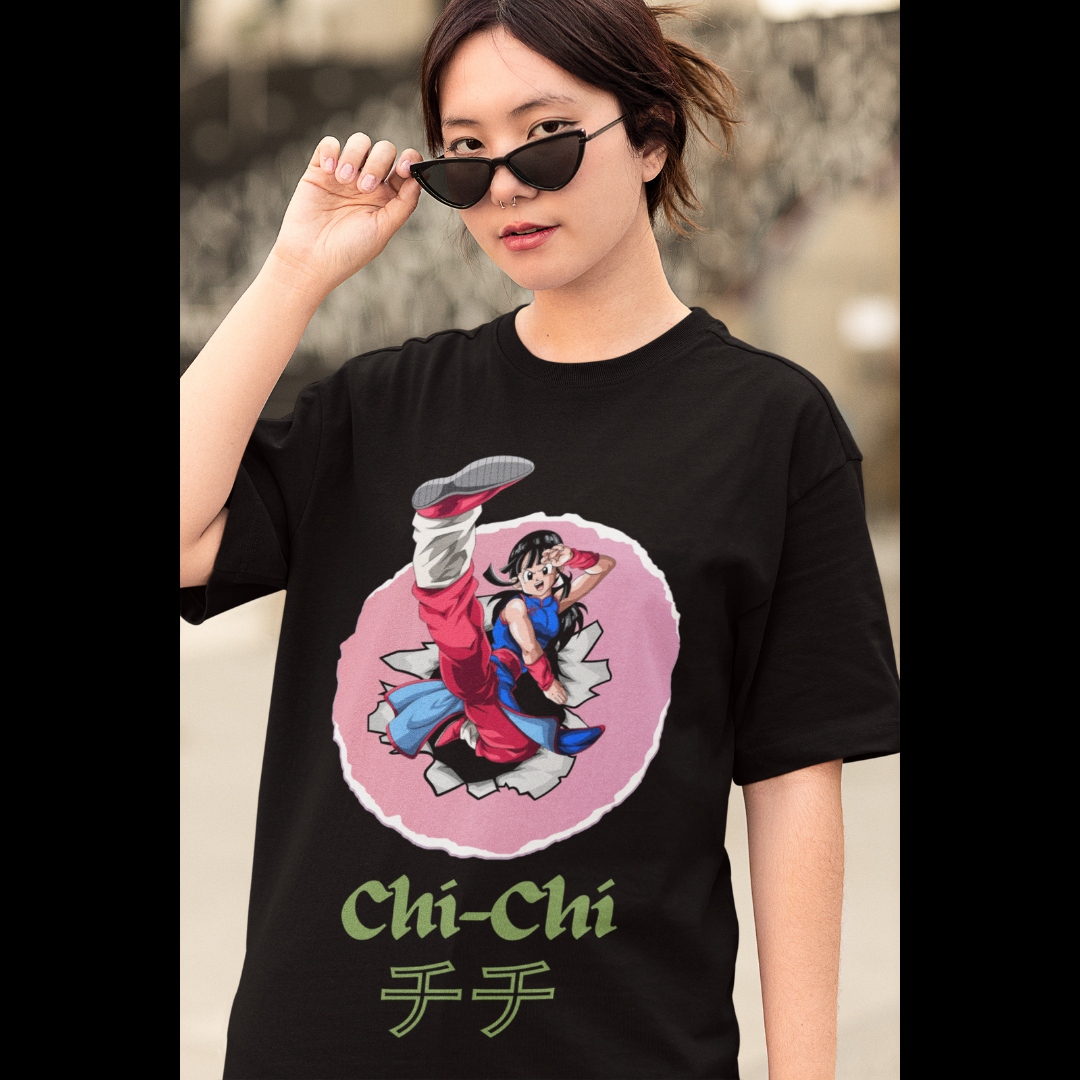 Chi Chi | Oversized Half Sleeve Unisex Tee | Broke Memers