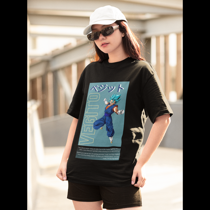 Vegito |  Dragon Ball Z | Dropped Sleeve Unisex Tee | Broke Memers