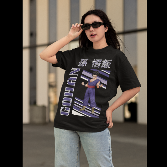 Gohan |  Dragon Ball Z | Dropped Sleeve Unisex Tee | Broke Memers