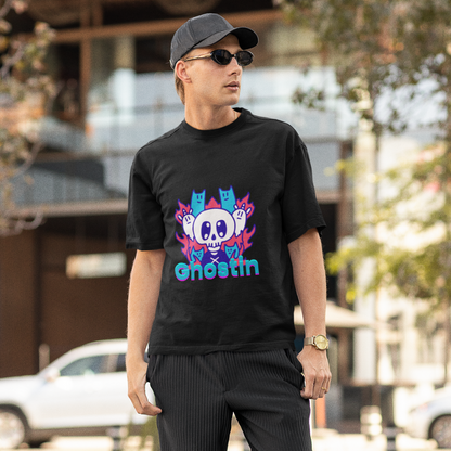 Ghostin | Dropped Sleeve Unisex T-Shirt