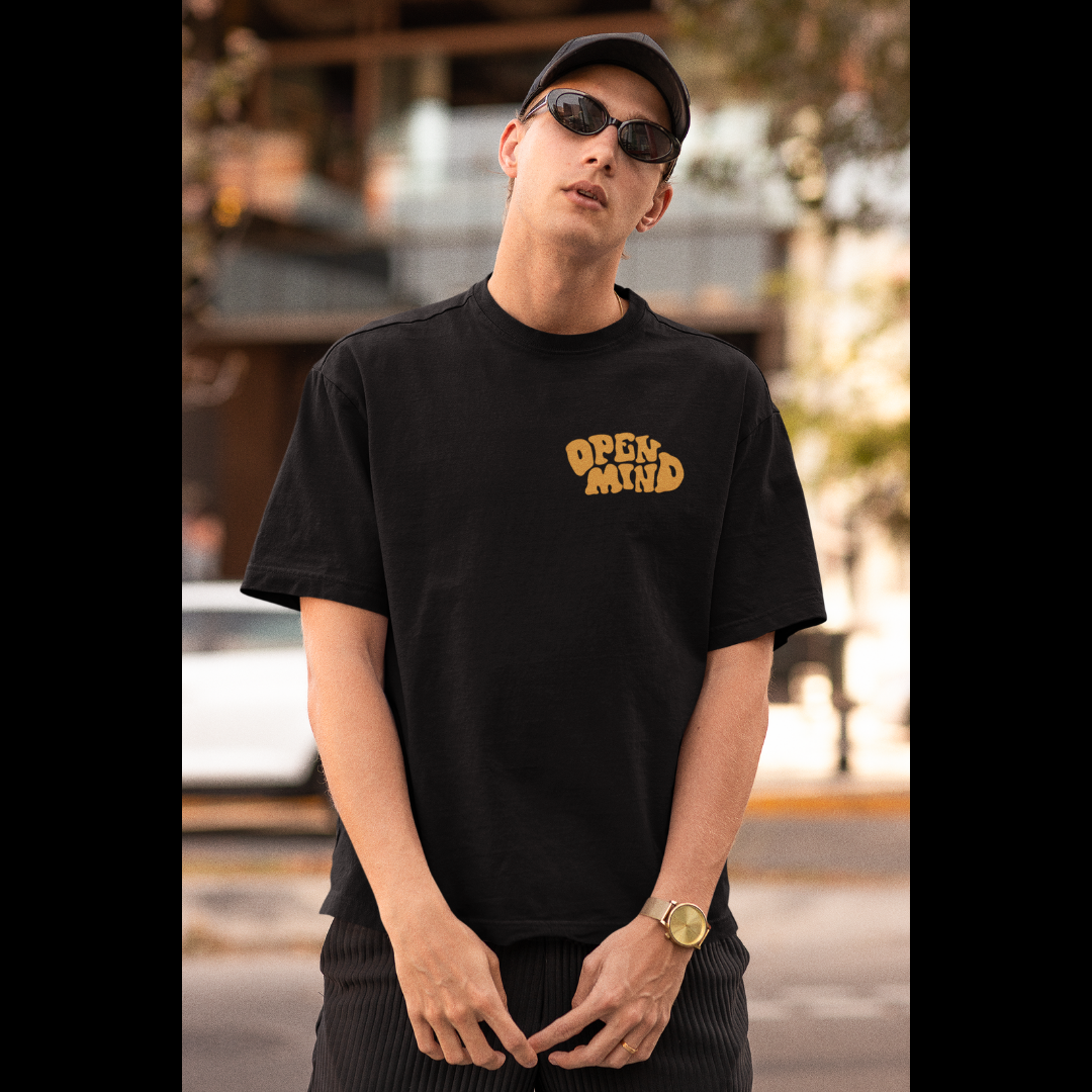 Open mind | Dropped Sleeve Unisex T-Shirt