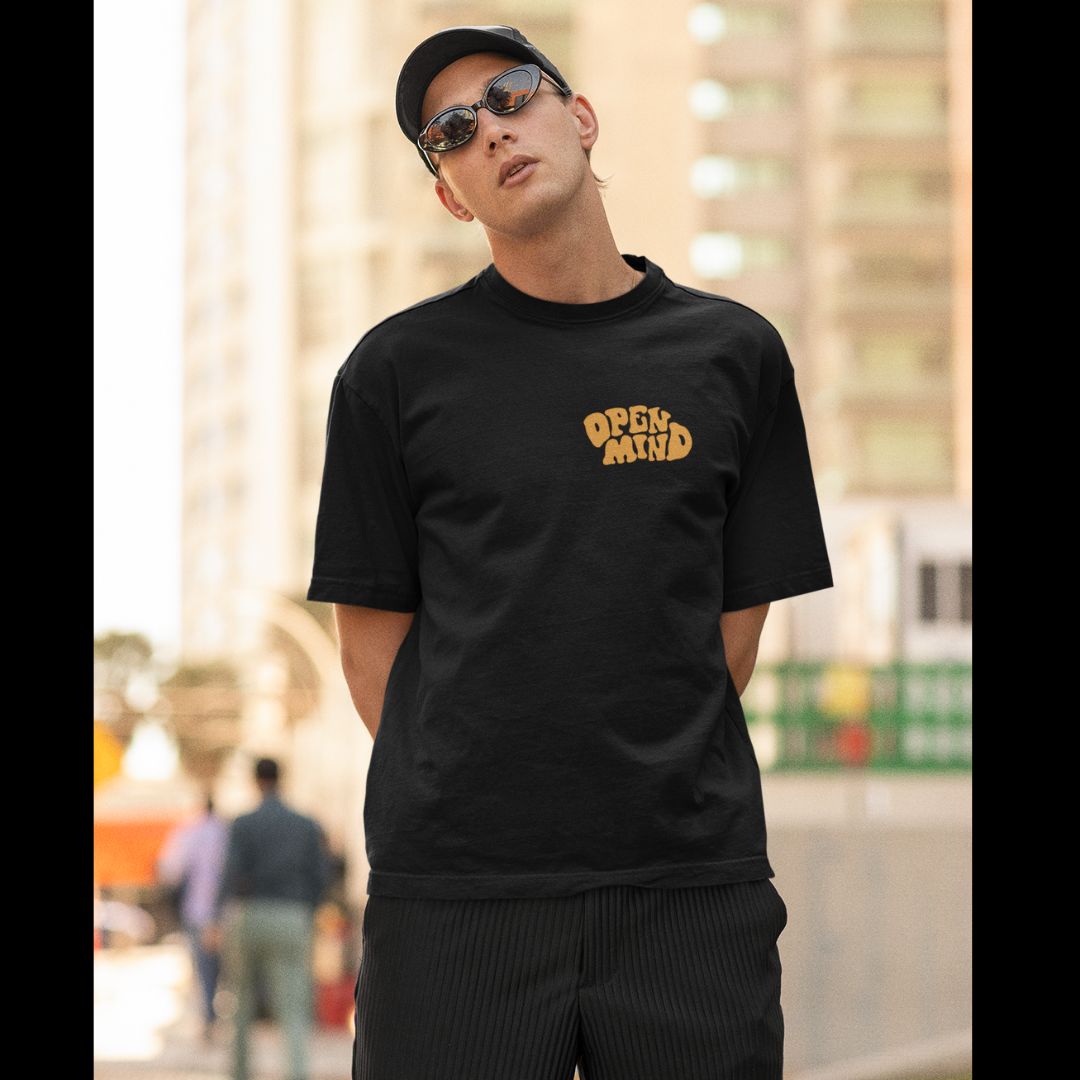 Open mind | Dropped Sleeve Unisex T-Shirt