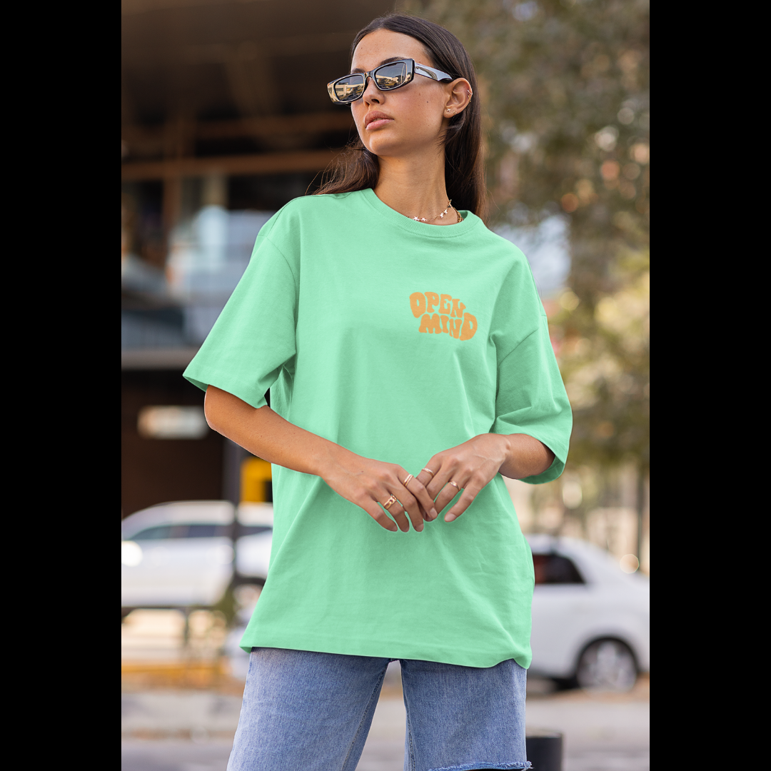 Open mind | Dropped Sleeve Unisex T-Shirt