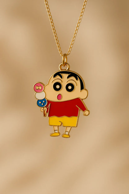 Ice Cream | Shinchan | Anti-Tarnish Golden Chain