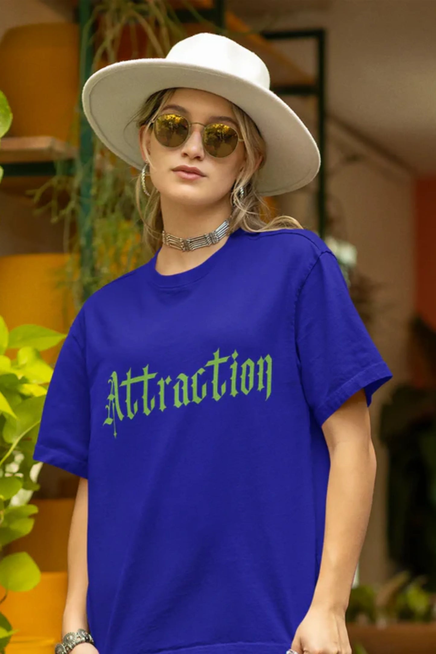 Attraction | Brutalism | Dropped Sleeve Unisex Tee
