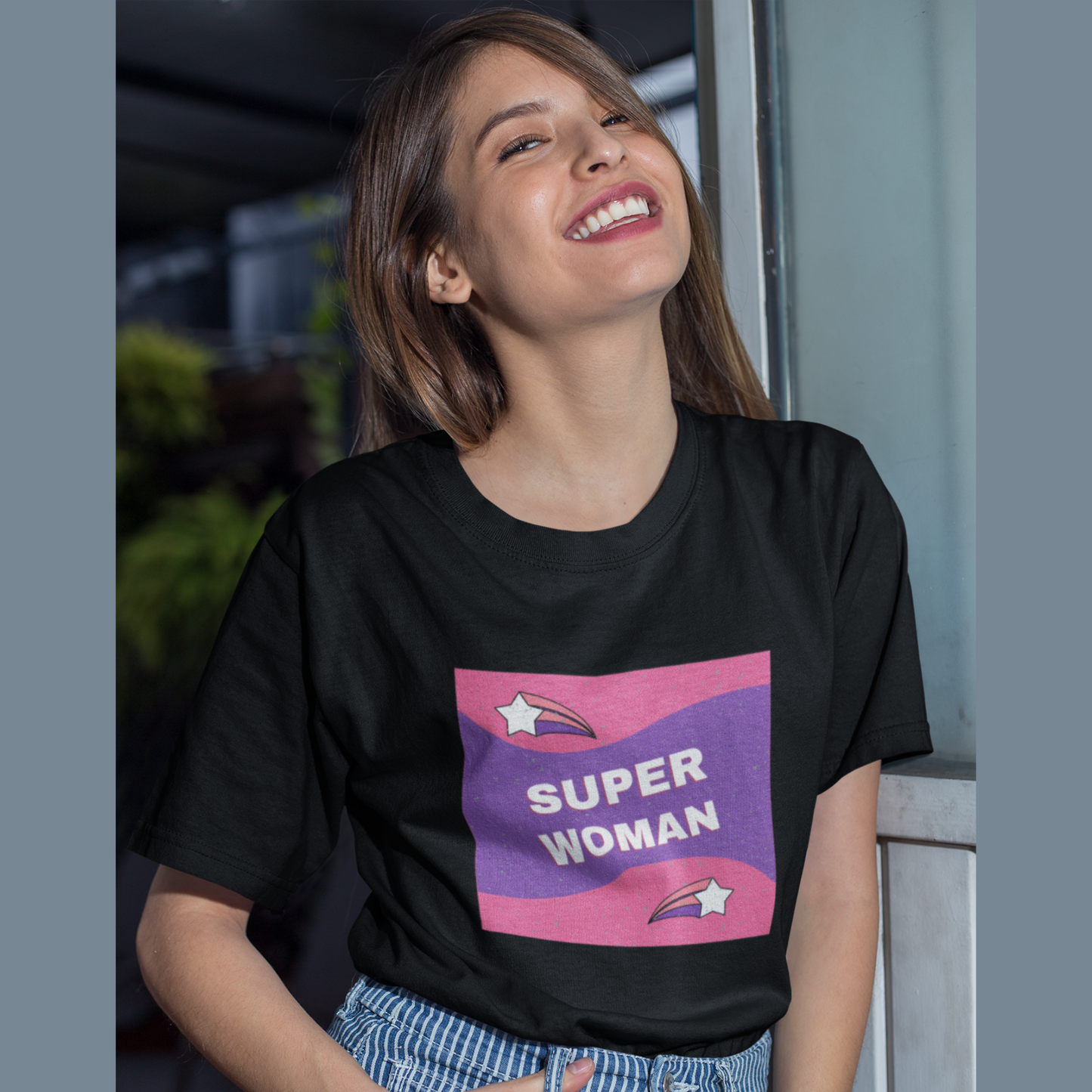 Super Woman | Premium Women's Half Sleeve T-shirt