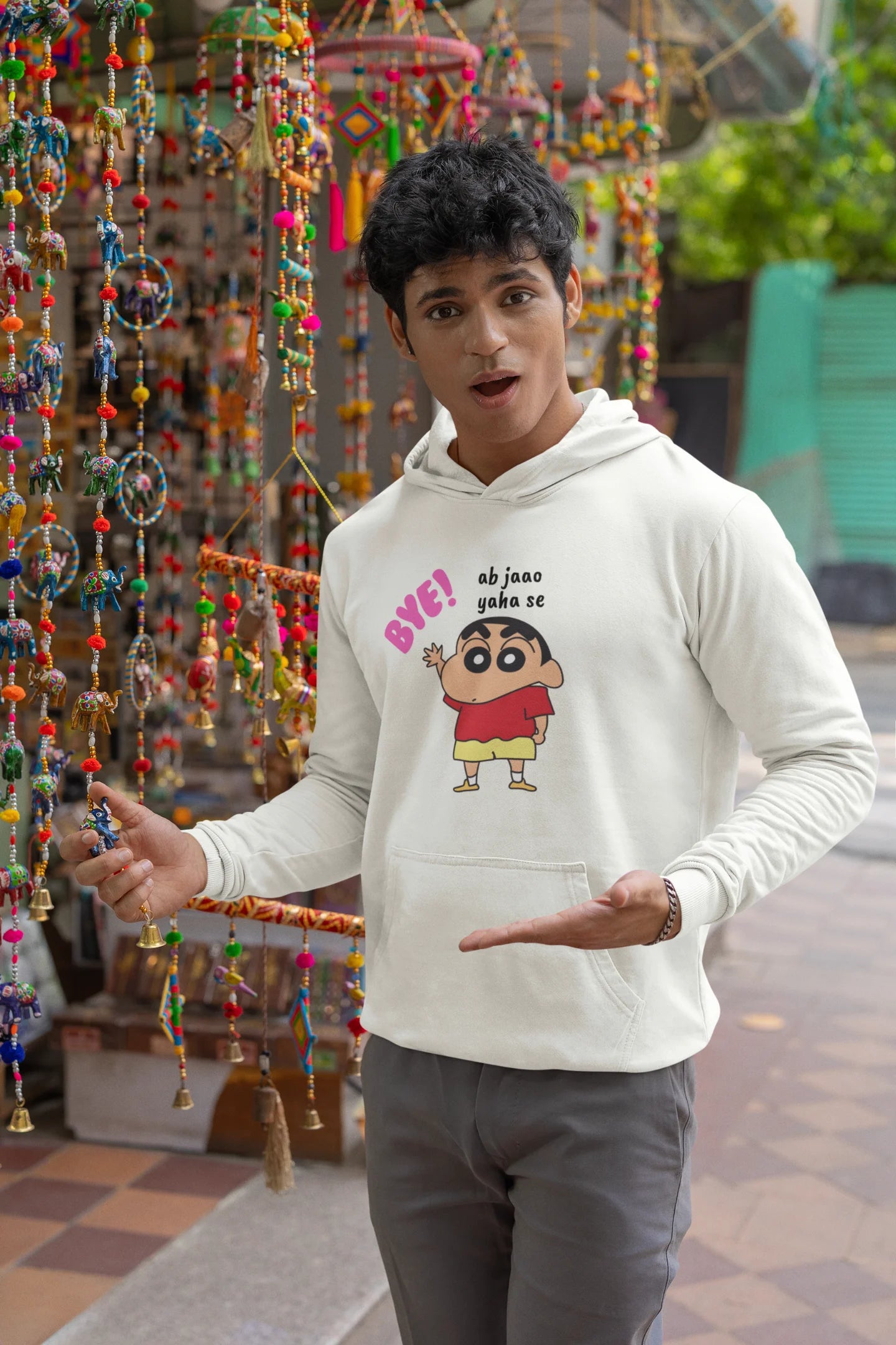 Ab Jao Yaha Se | Shinchan | Premium Unisex Winter Hoodie