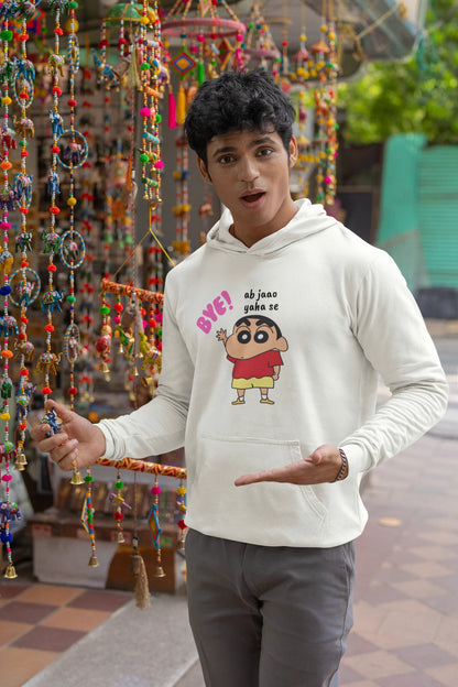 Ab Jao Yaha Se | Shinchan | Premium Unisex Winter Hoodie