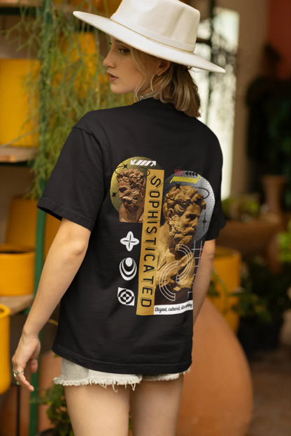 Sophisticated | Brutalism | Dropped Sleeve Unisex Tee
